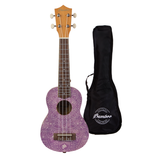 Ukelele Soprano Bamboo CROWN + Funda