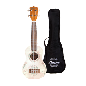 Ukelele Soprano Bamboo Lotus + Funda