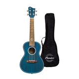 Ukelele Concierto Bamboo Agua + Funda Acolchada