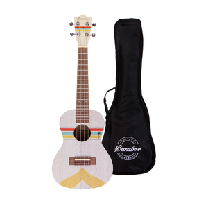 Ukelele Concierto Bamboo Summer Vibes + Funda