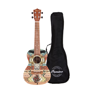 Ukelele Concierto Bamboo Andes Sapele + Funda