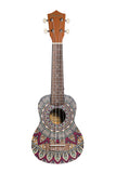 Ukelele Soprano Bamboo Deep Ocean + Funda