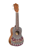 Ukelele Soprano Bamboo Deep Ocean + Funda