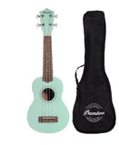 Ukelele Soprano Bamboo Estudio Verde Claro + Funda