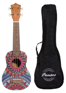 Ukelele Soprano Bamboo New Hope + Funda