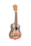 Ukelele Soprano Bamboo Retro + Funda