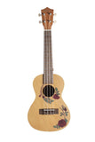 Ukelele Concierto Roses Bamboo + Funda